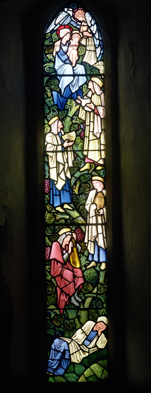 The Tree of Jesse (vitráže) od Edward Burne Jones