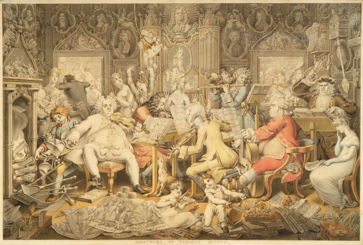Amatéři Tye-Wig Music od Edward Francis Burney