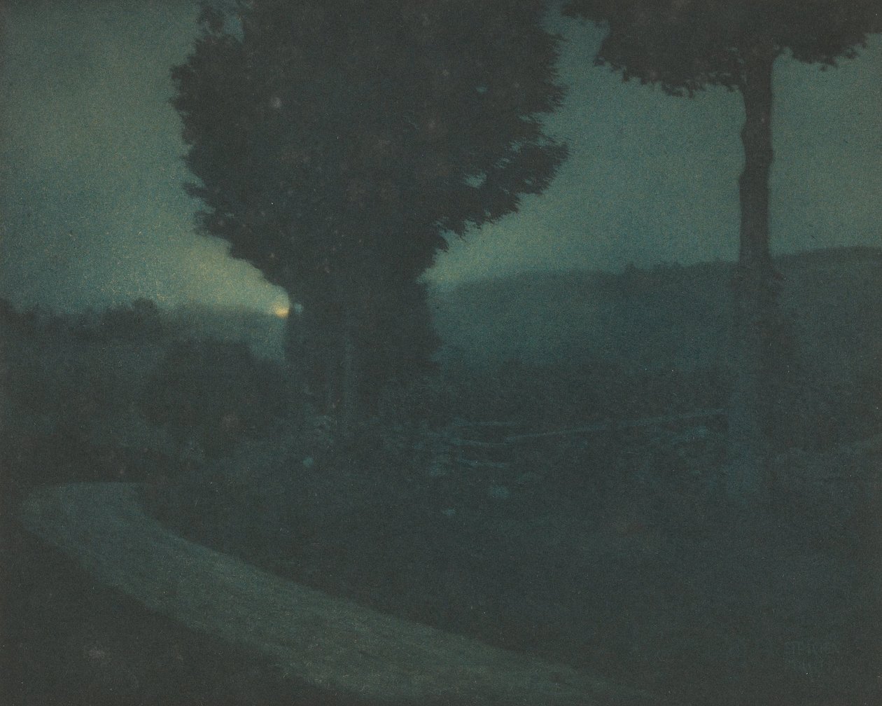 (Road into the Valley - Moonrise) od Edward Jean Steichen