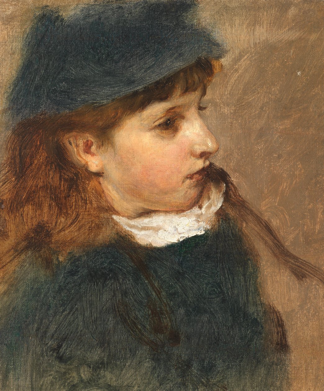 Studie mladé dívky od Edward John Gregory