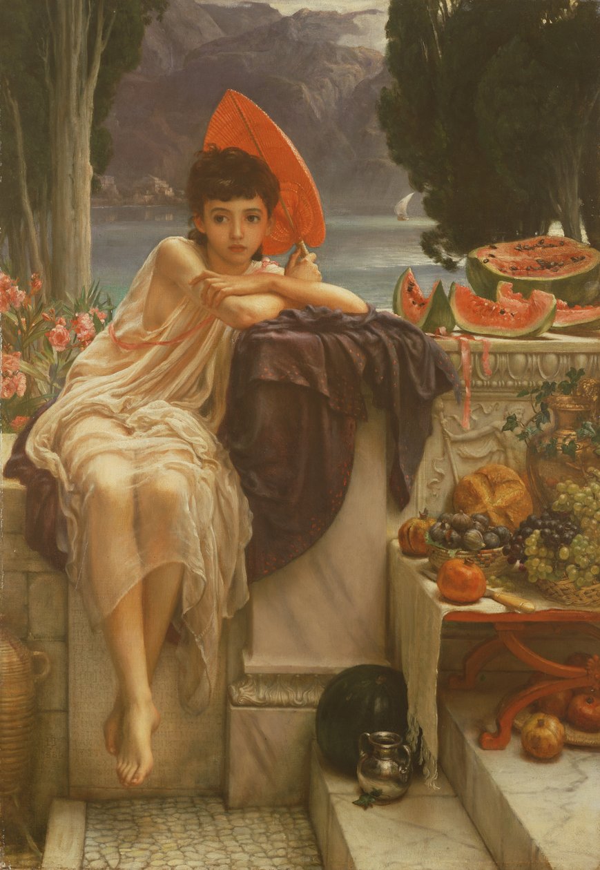 Na chrámových schodech, 1889 od Edward John Poynter