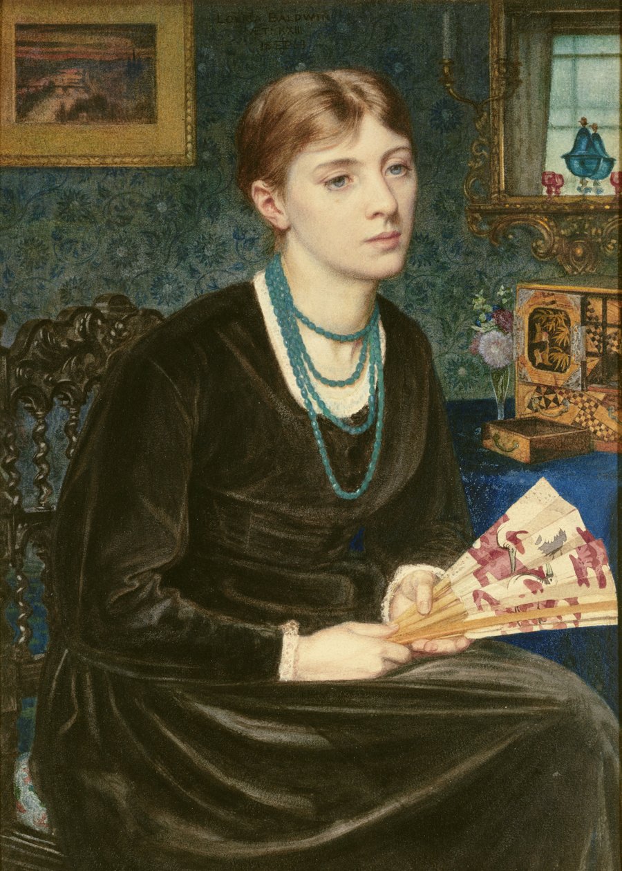 Portrét Louise A. Baldwin, 1868 od Edward John Poynter