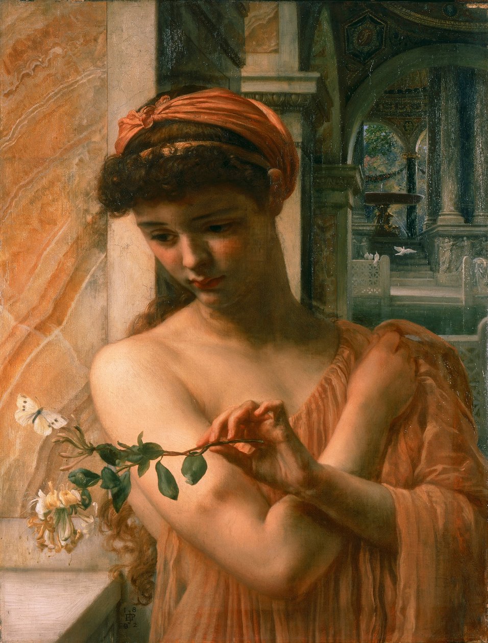 Psychika v chrámu lásky od Edward John Poynter