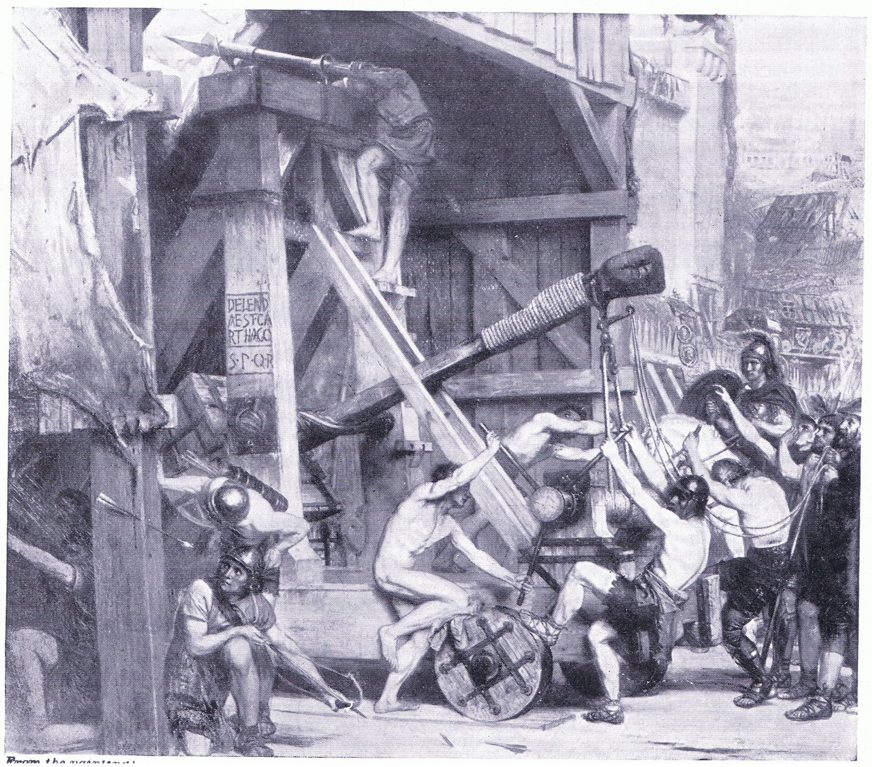 Obléhání Kartága od Edward John Poynter