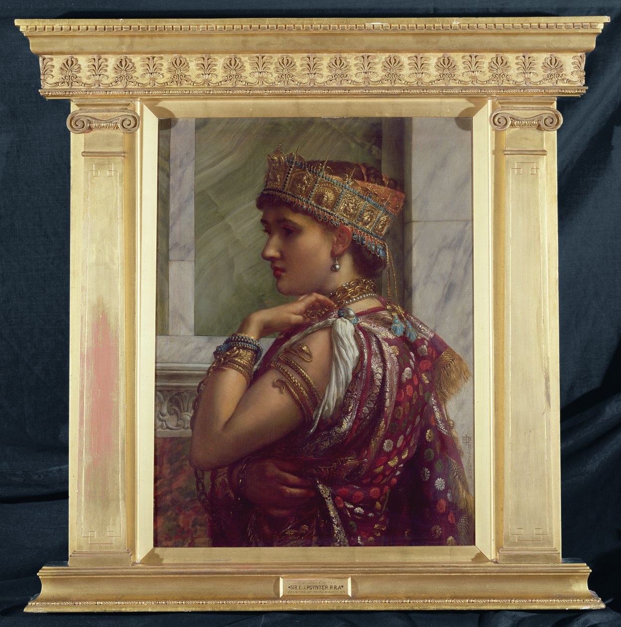 Zenobia v zajetí, 1878 od Edward John Poynter