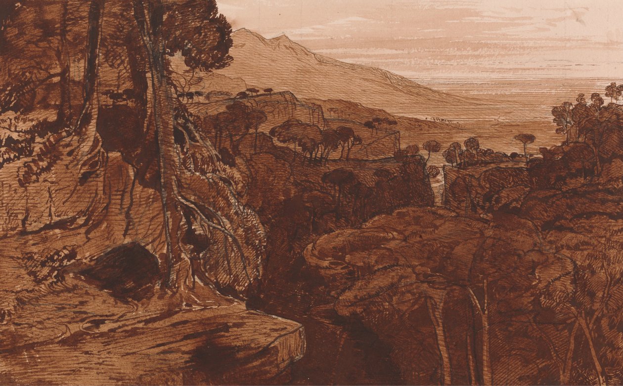 Bavella, Korsika od Edward Lear