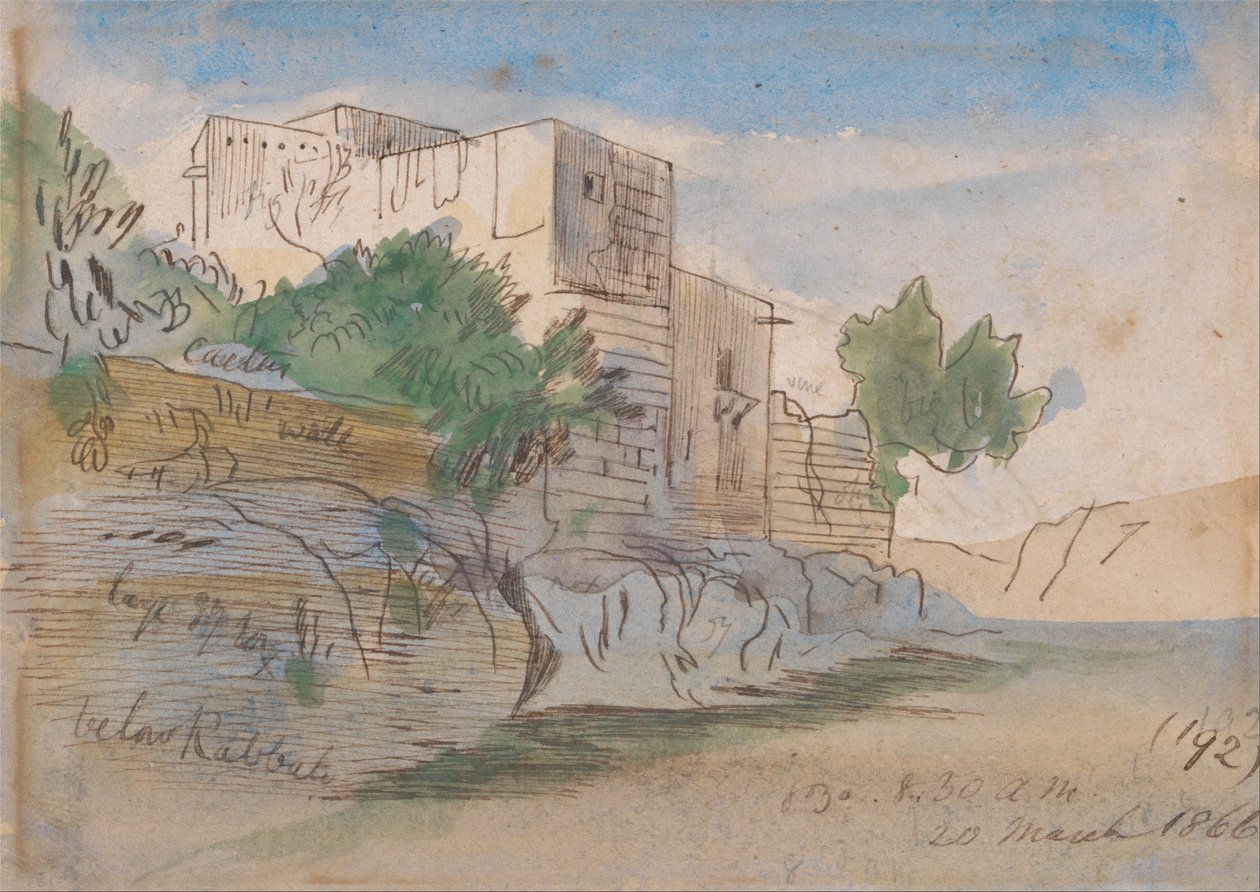 Pod Rabatem na Maltě od Edward Lear