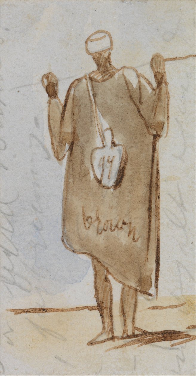 Egyptský muž od Edward Lear
