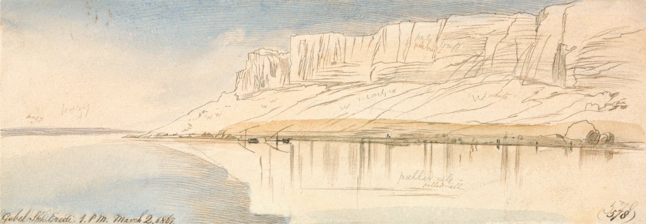 Dědicové Jebel Sheikh od Edward Lear