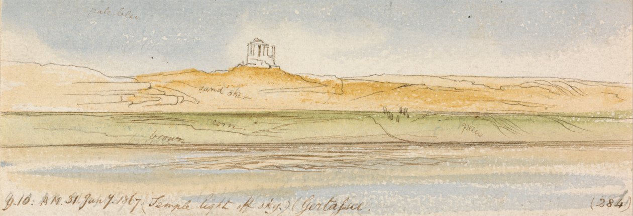 Gertassee, 9-10 hod., 31. ledna 1867 (284) od Edward Lear