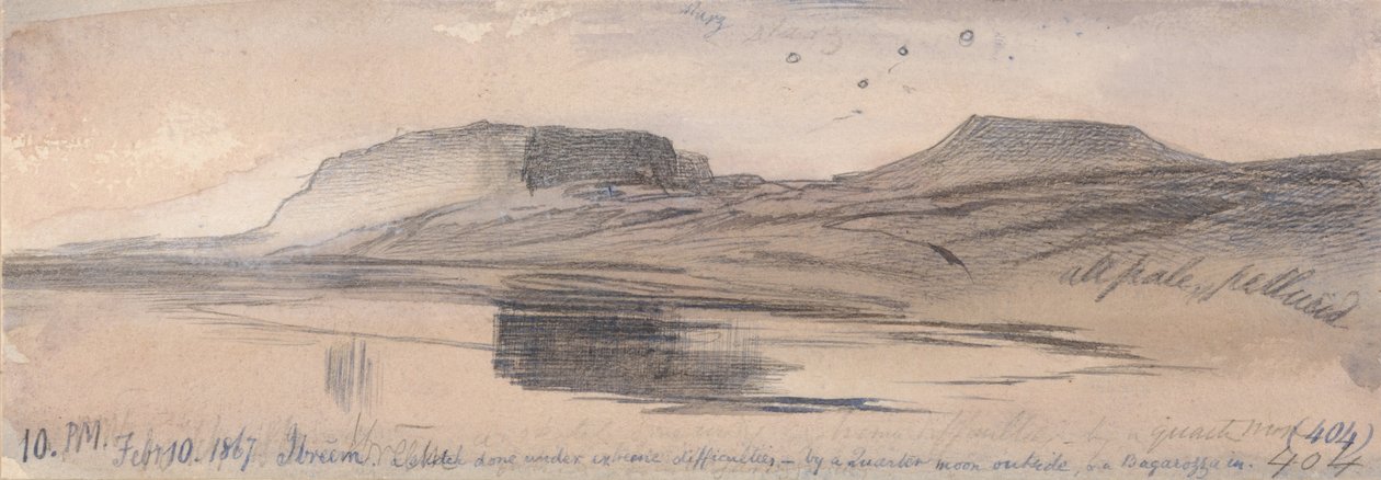 Ibreem, 10-00 hod., 10. února 1867 (404) od Edward Lear