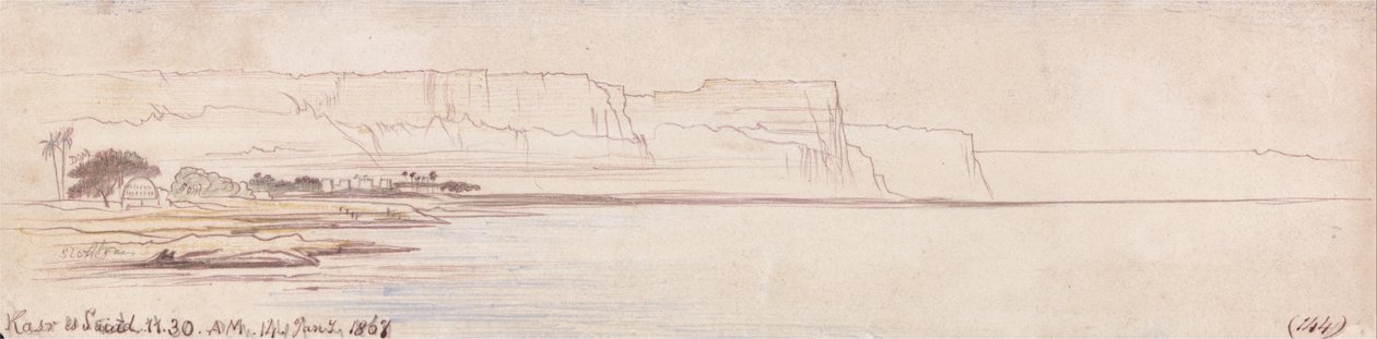 Kasr es Saiad od Edward Lear