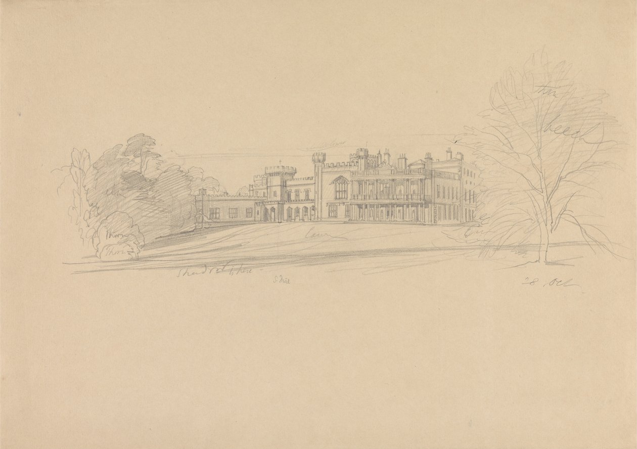 Knowsley Hall od Edward Lear