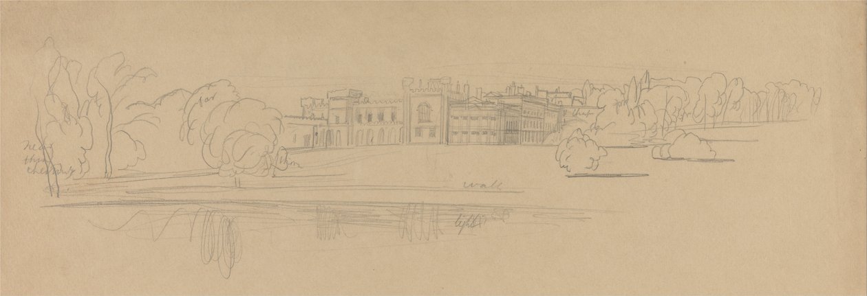 Knowsley Hall od Edward Lear