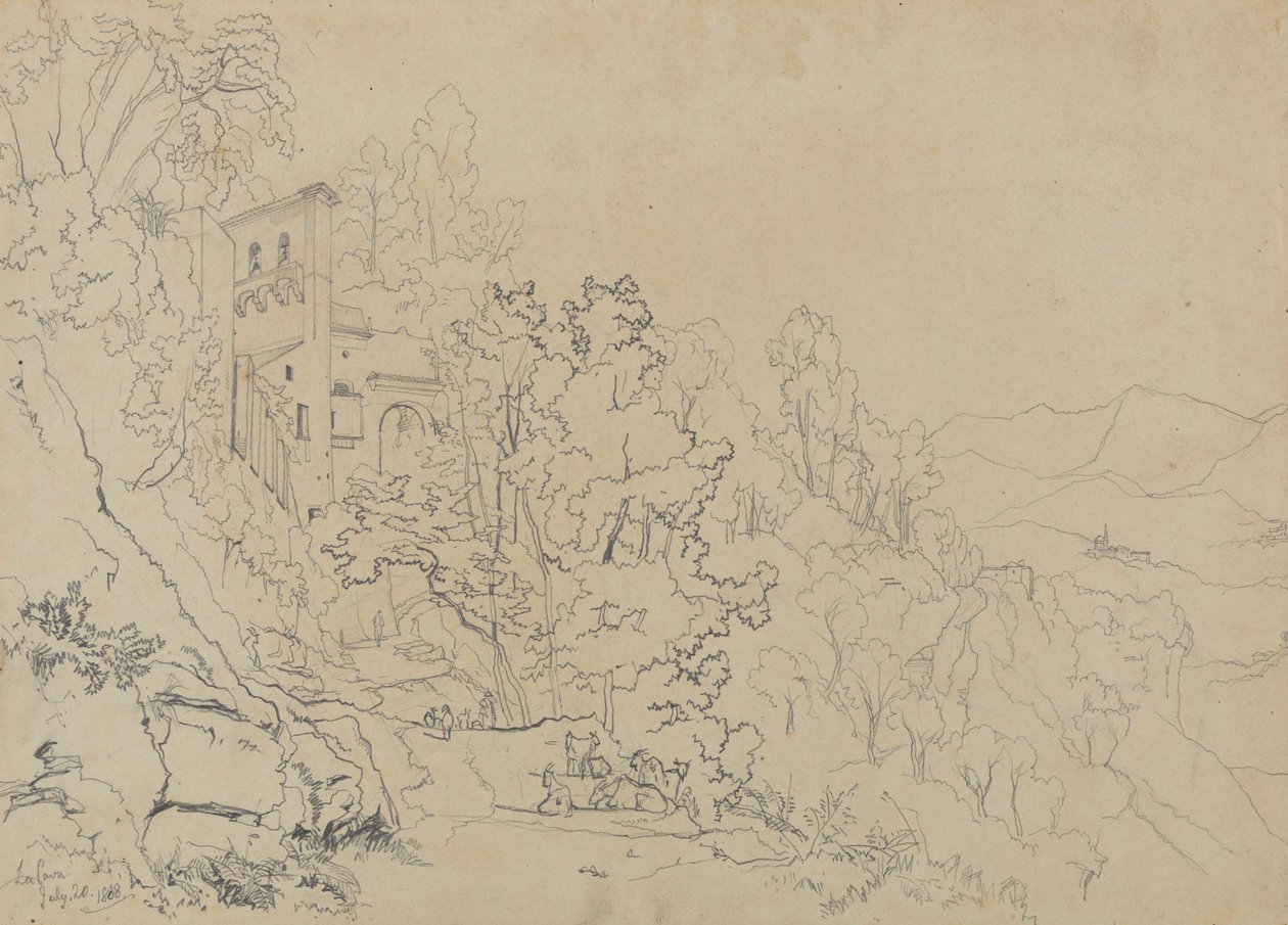 La Cava, 20. července 1838 od Edward Lear
