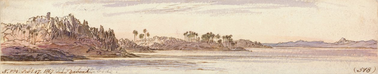 Poblíž Daboad od Edward Lear