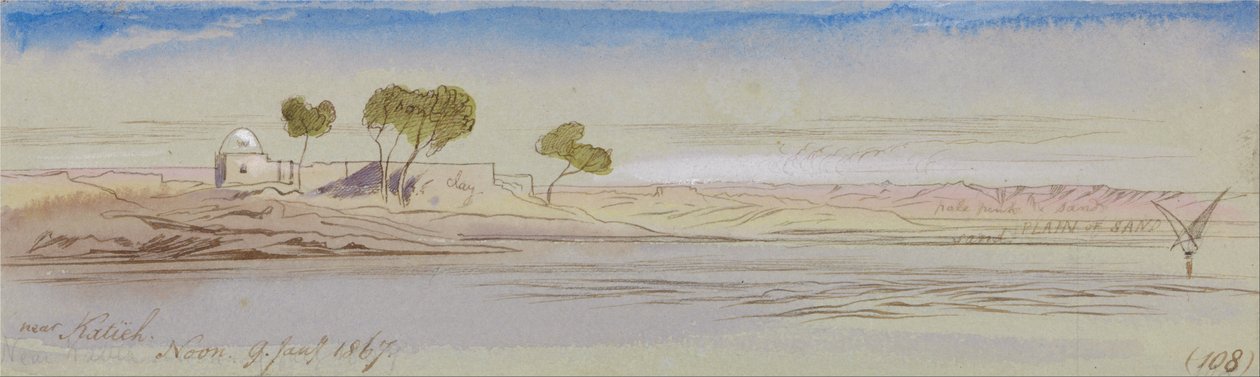 Poblíž Katieh od Edward Lear