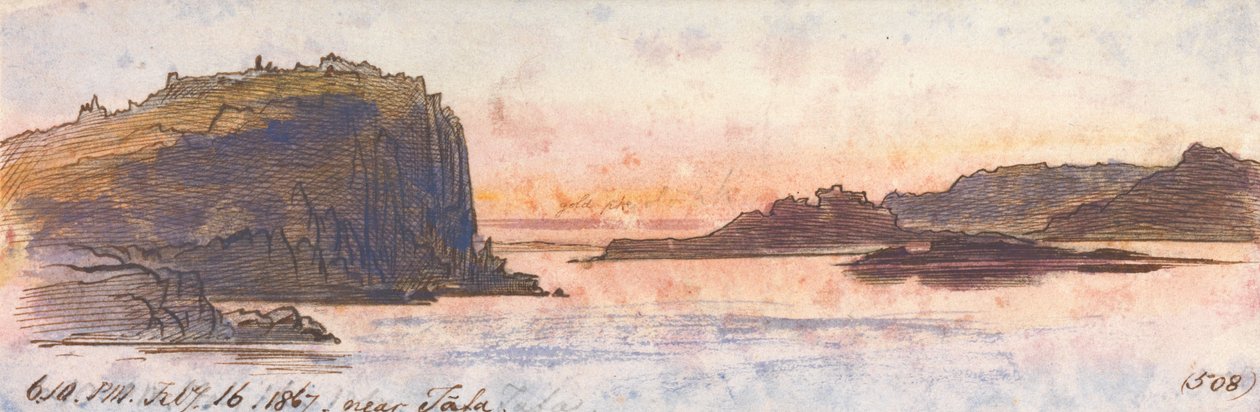 Poblíž Tafa, 18-22 hod., 16. února 1867 (508) od Edward Lear