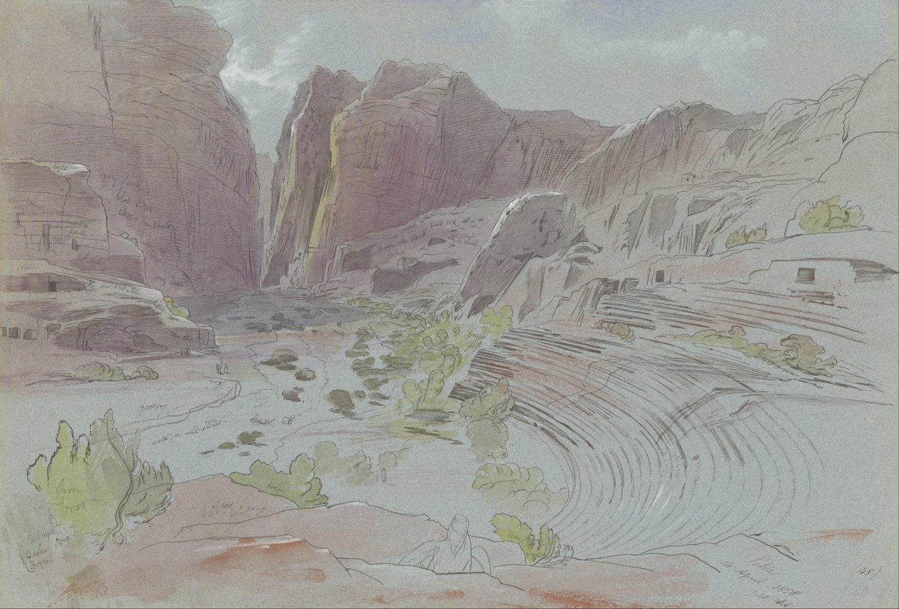 Petra, 14. dubna 1858 od Edward Lear