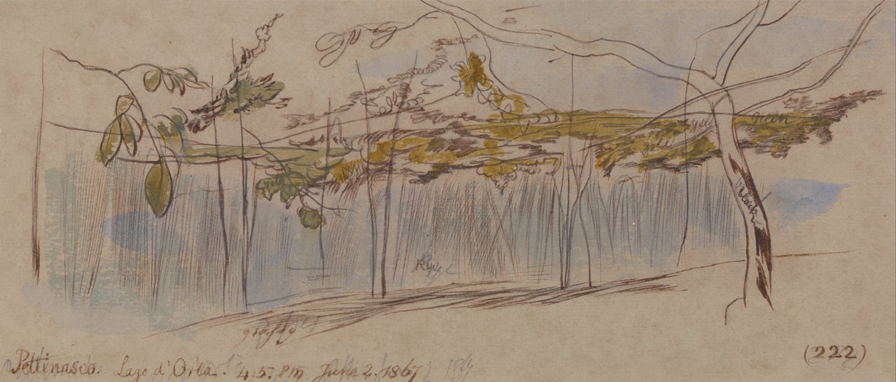 Pettenasco, Lago dOrta od Edward Lear