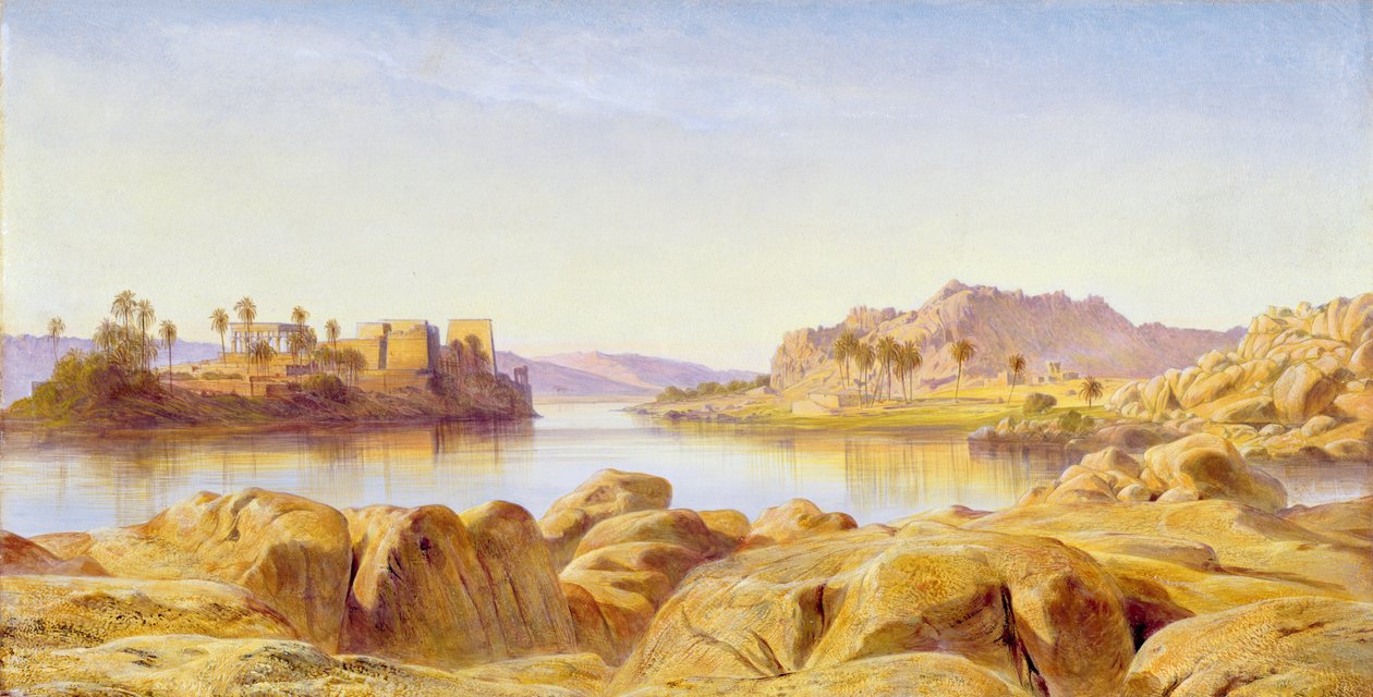 Philae, Egypt, 1863 od Edward Lear