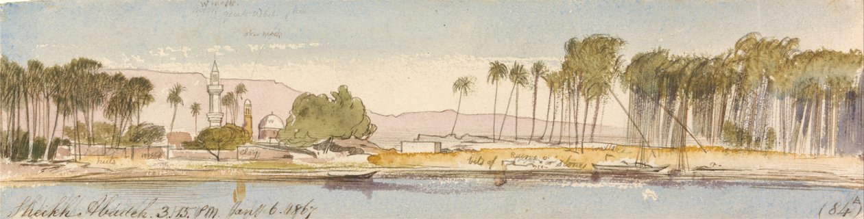 Sheikh Abadeh, 15-15 hod., 6. ledna 1867 (84) od Edward Lear