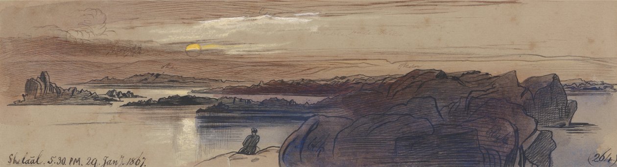 Shelaal, 5-30 hod., 29. ledna 1867 (264) od Edward Lear