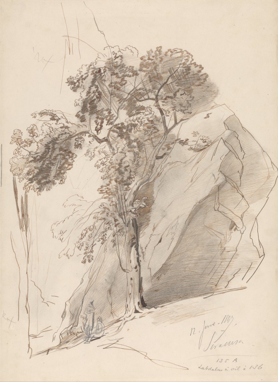 Siracusa, 12. června 1847 od Edward Lear