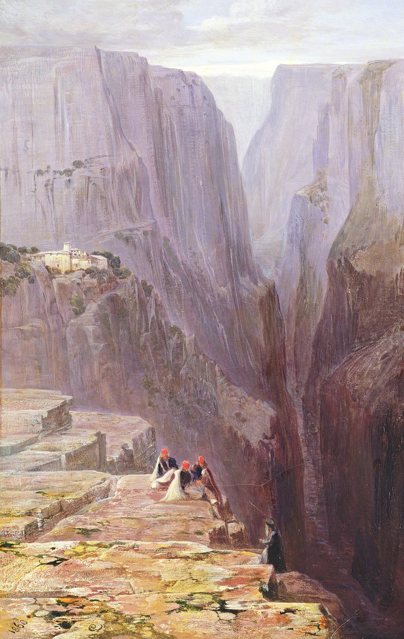 Zagori, Řecko, 1860 od Edward Lear