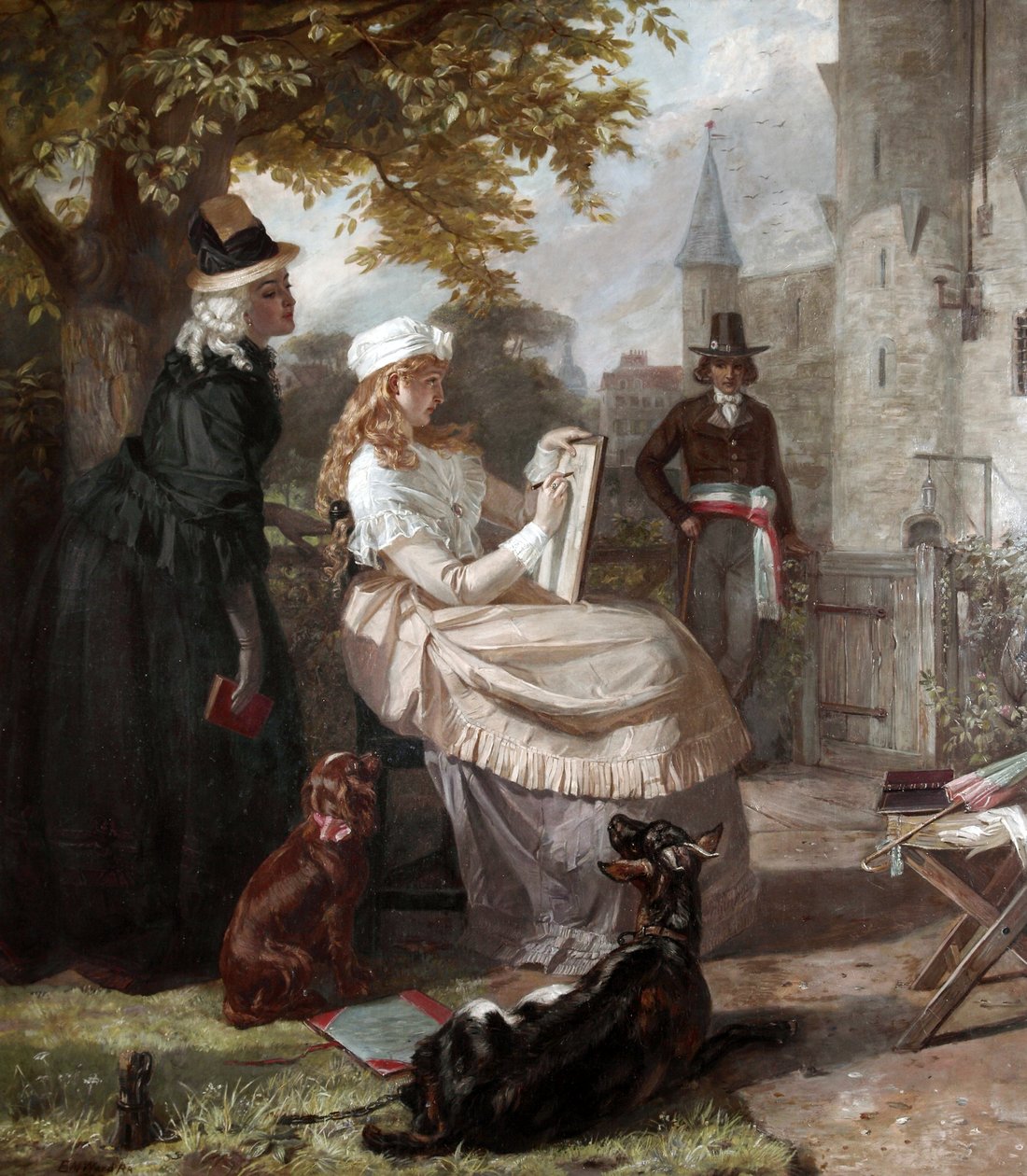 Sirotek z chrámu od Edward Matthew Ward