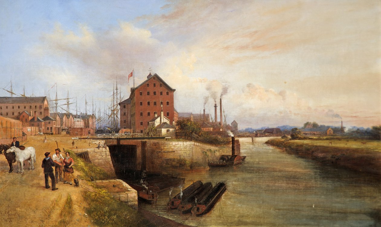 Gloucester Quay and Docks, 1878 od Edward Smith