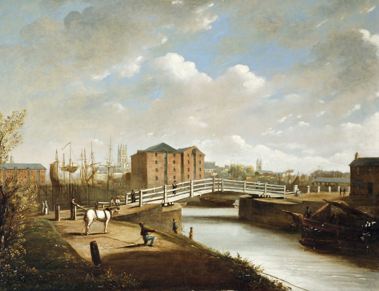 Llanthony Bridge, Gloucesterské doky od Edward Smith