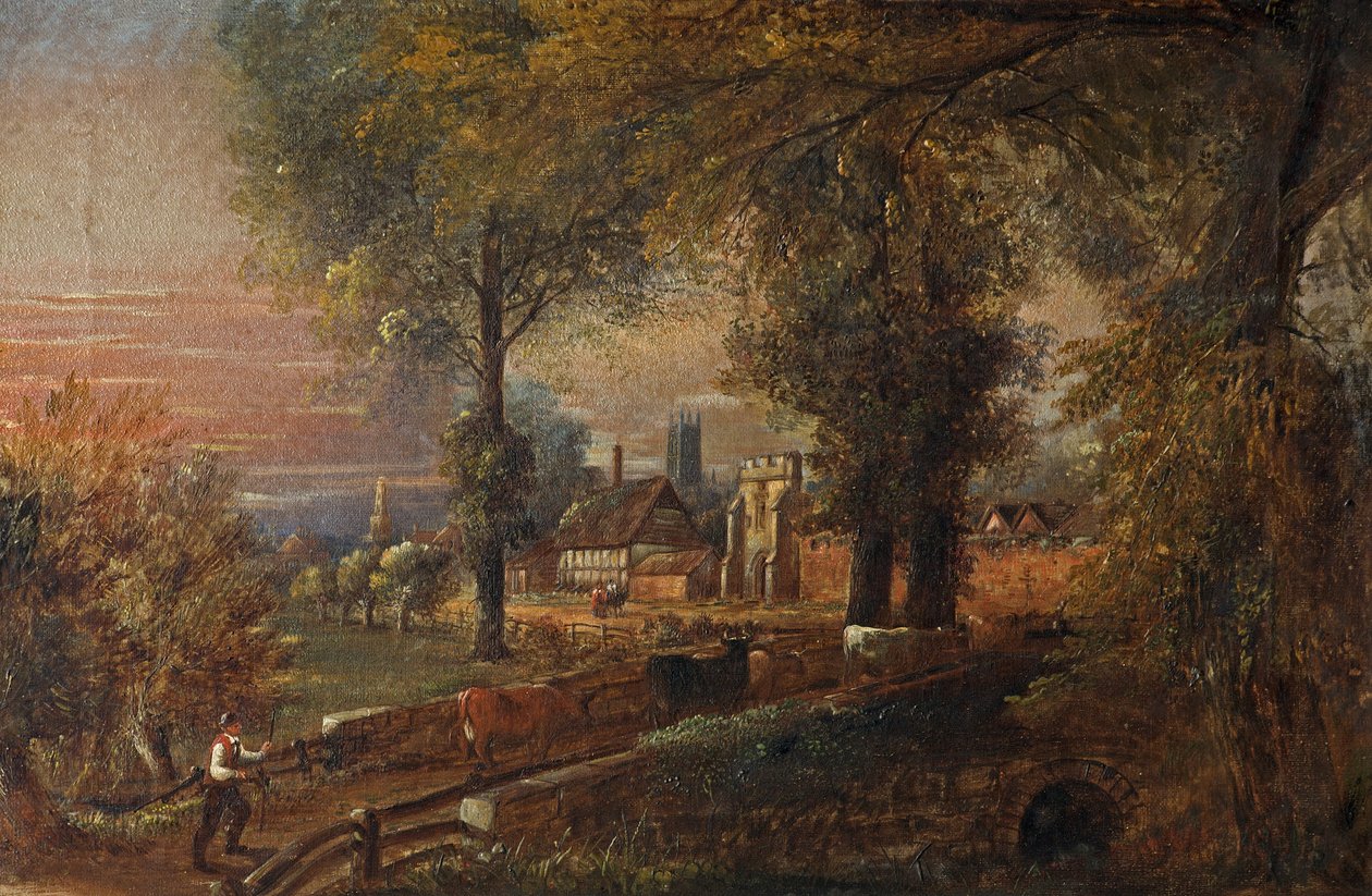 Llanthony, Gloucester, 1870 od Edward Smith