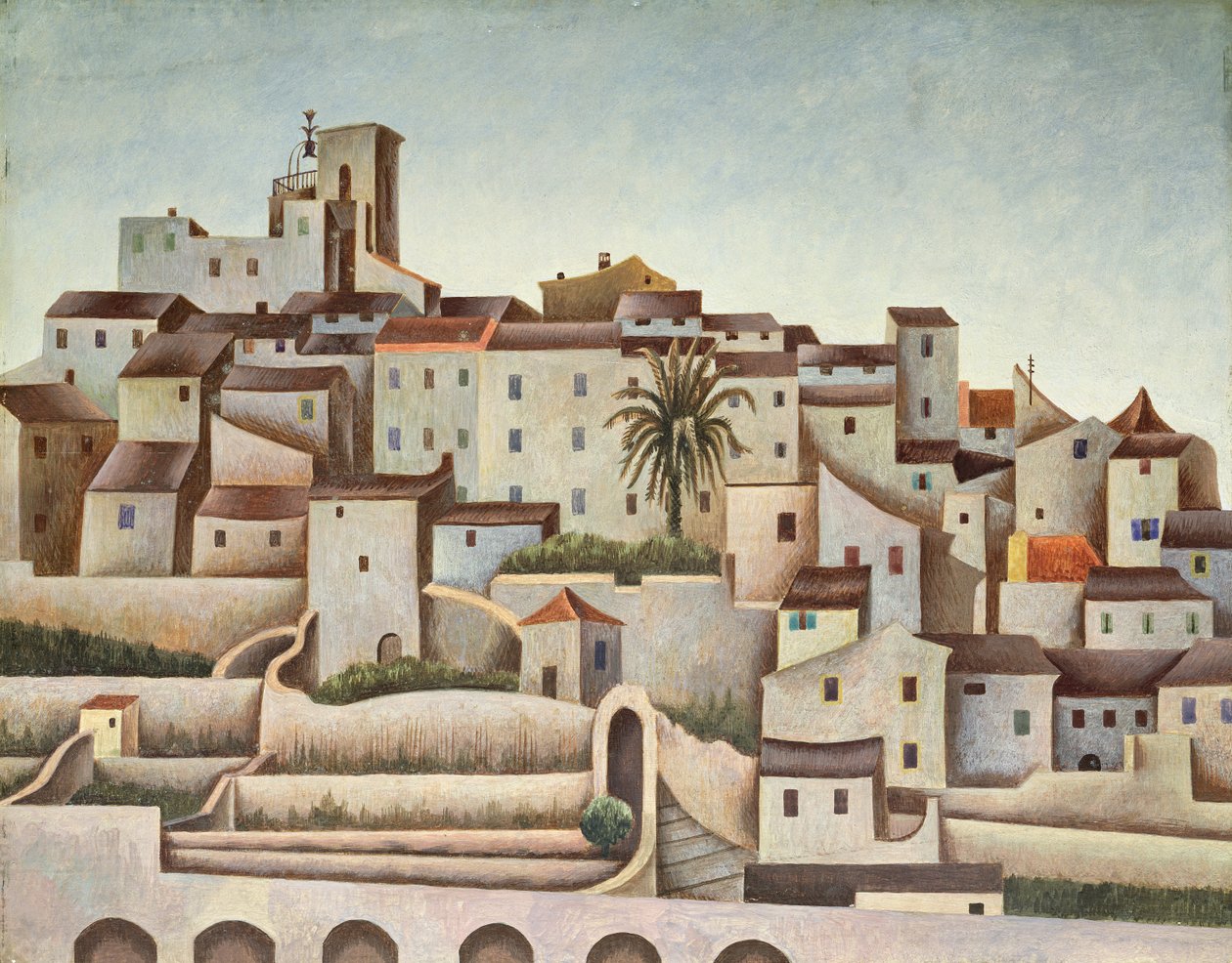 Biot, kolem roku 1925 (olej na plátně) od Edward Alexander Wadsworth