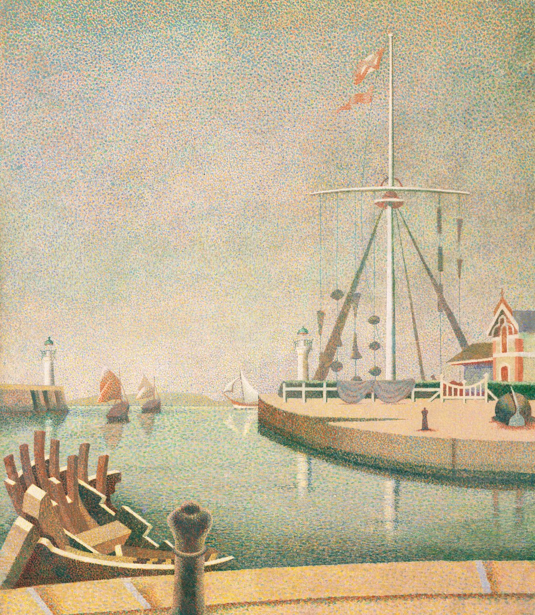 Honfleur, Vjezd do přístavu od Edward Alexander Wadsworth