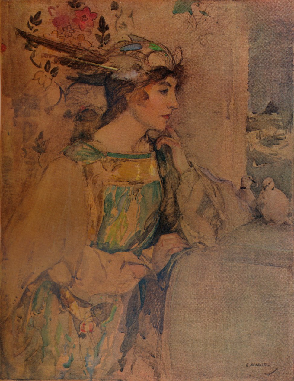 Eageheart, c1900. od Edward Arthur Walton
