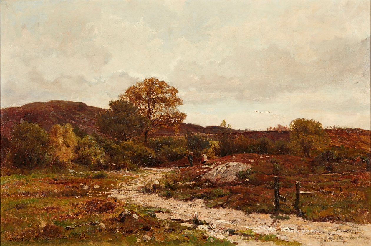 Krajina vřesovišť (olej na plátně) od Edward Arthur Walton