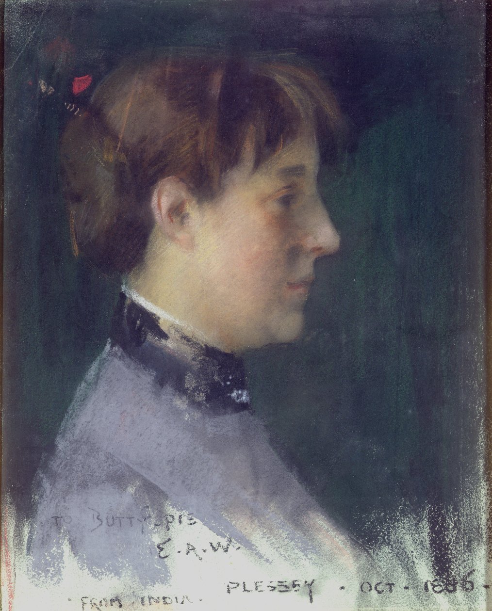 Portrét Beatrice Crawhall, 1886 od Edward Arthur Walton