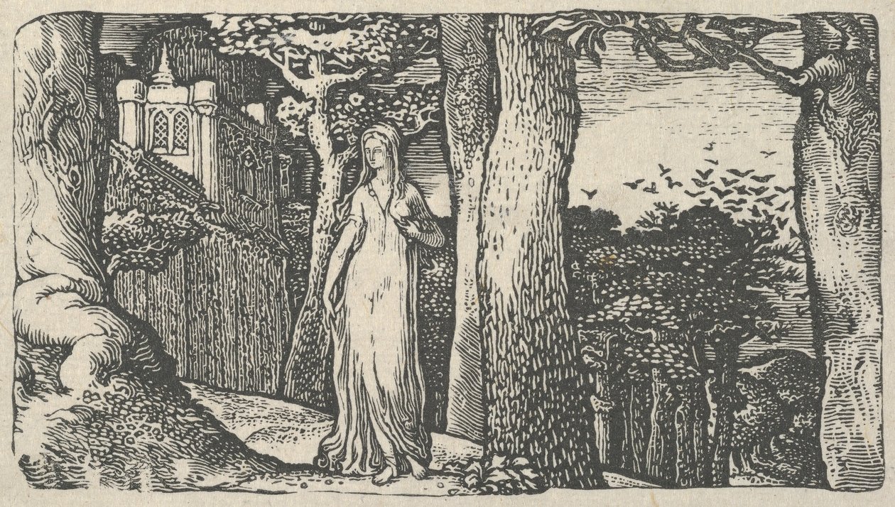 Dáma s věžemi, 1829. od Edward Calvert