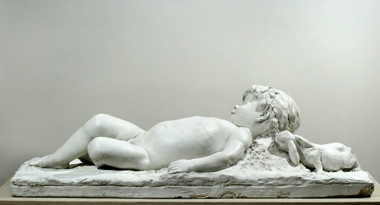 Spící faun (omítka) od Edward Clark Potter