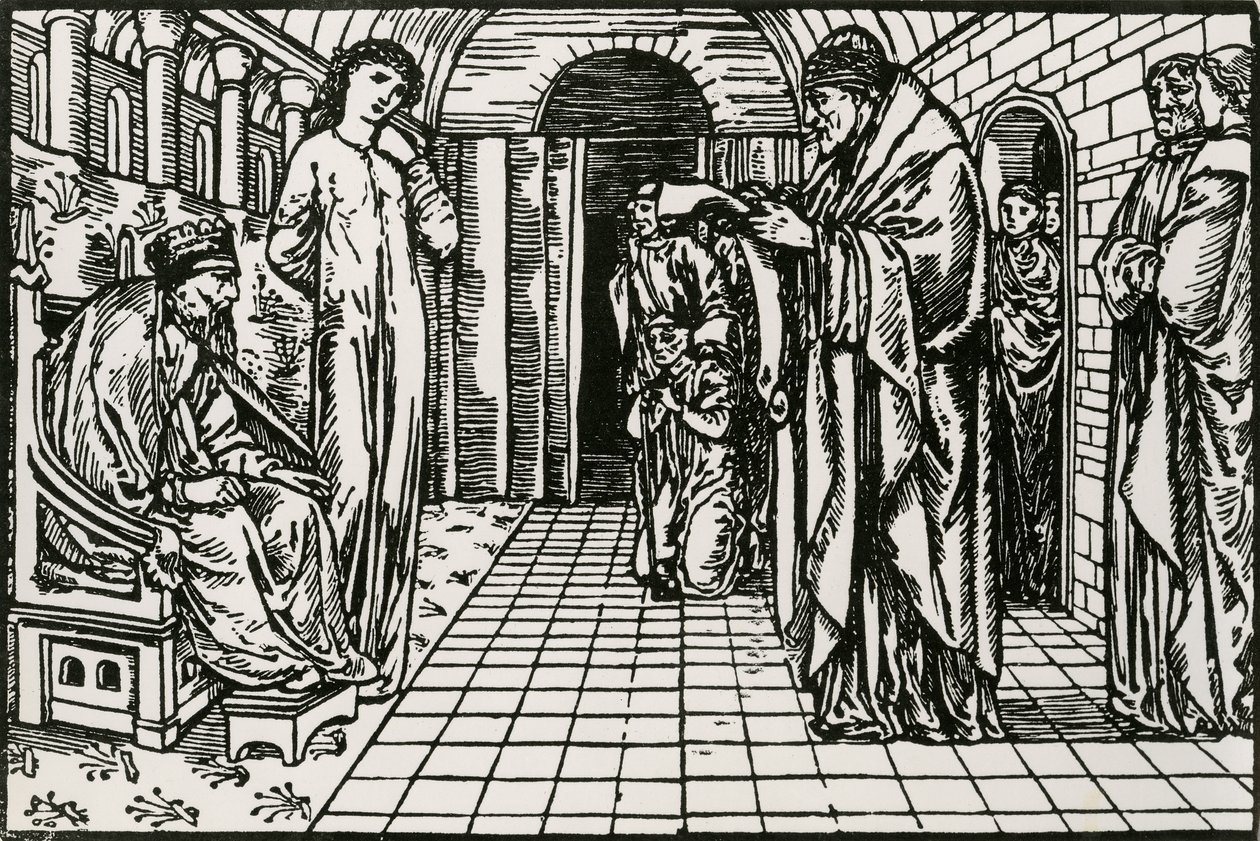 Oracle od Edward Coley (after) Burne Jones
