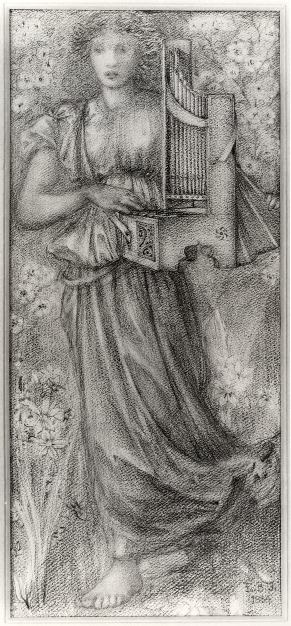 Spring od Edward Coley Burne Jones