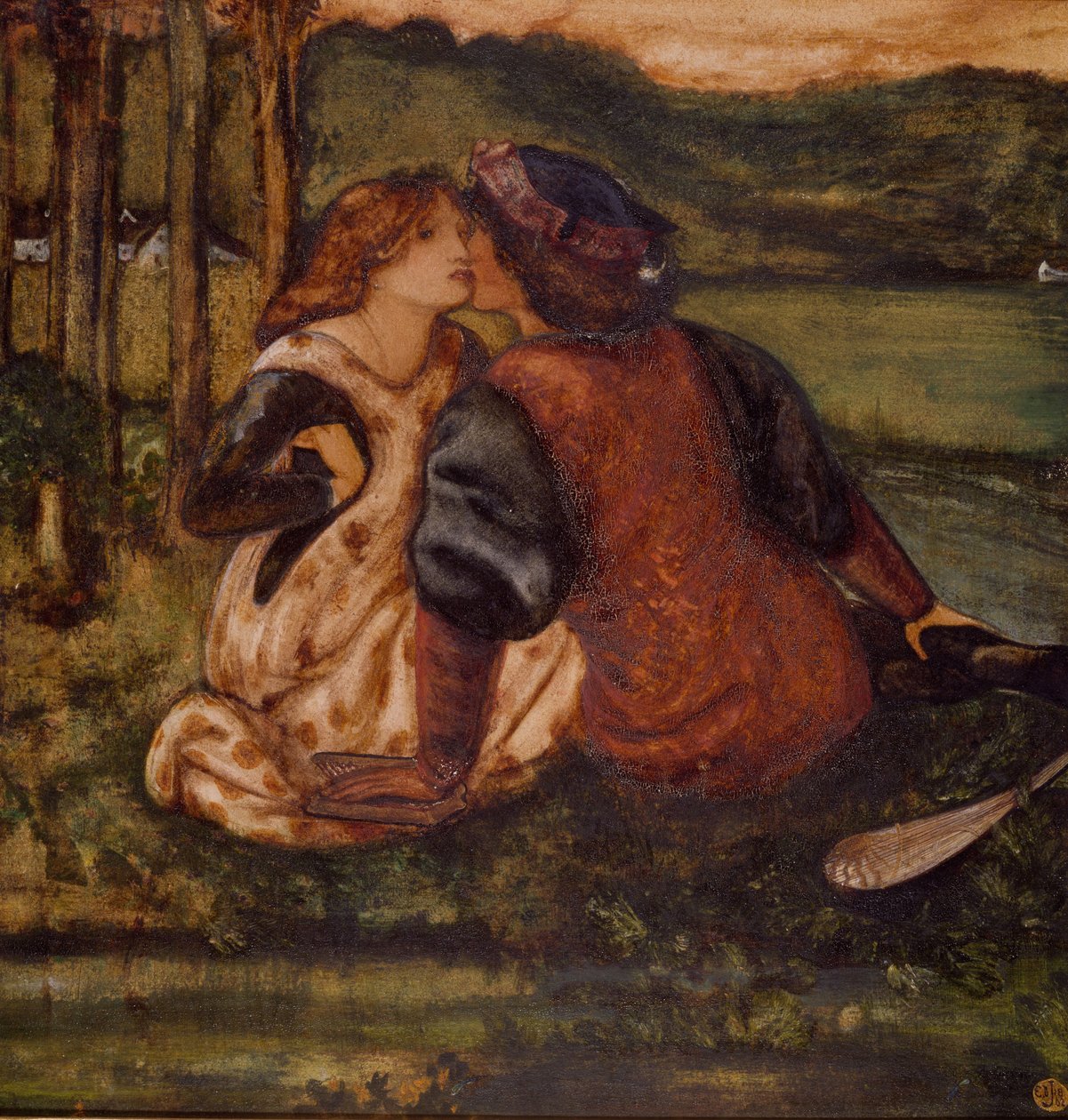 Idylka, 1862 od Edward Burne Jones