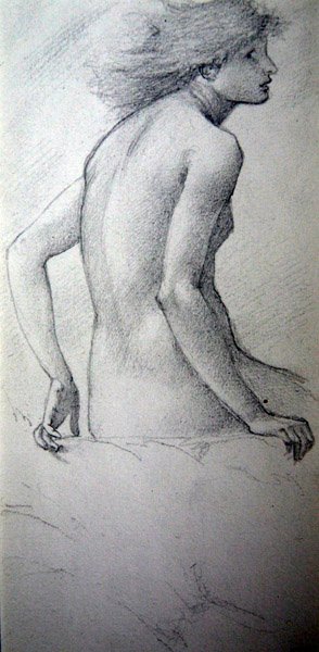 Hill Fairy (viz 452518 verso) od Edward Burne Jones
