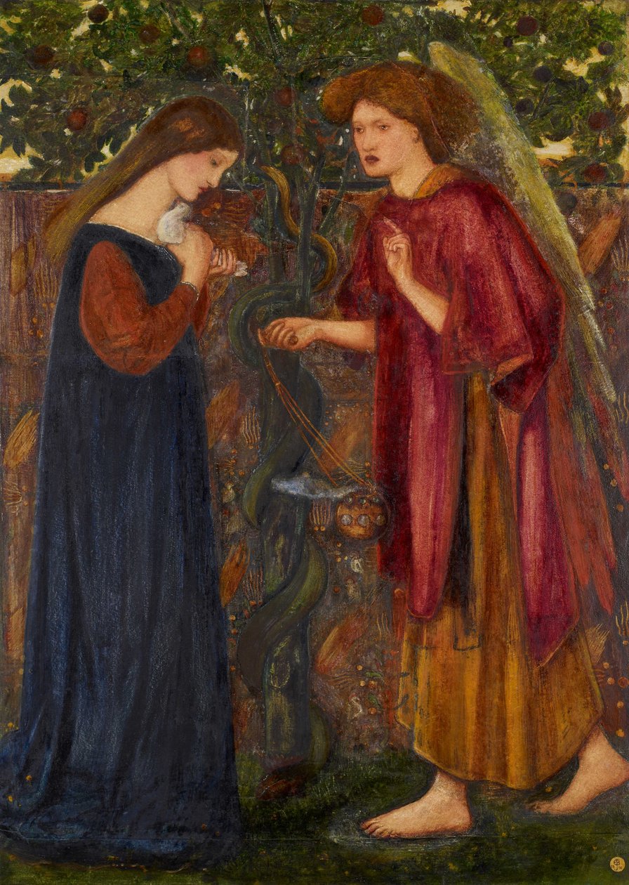 Zvěstování od Edward Burne Jones