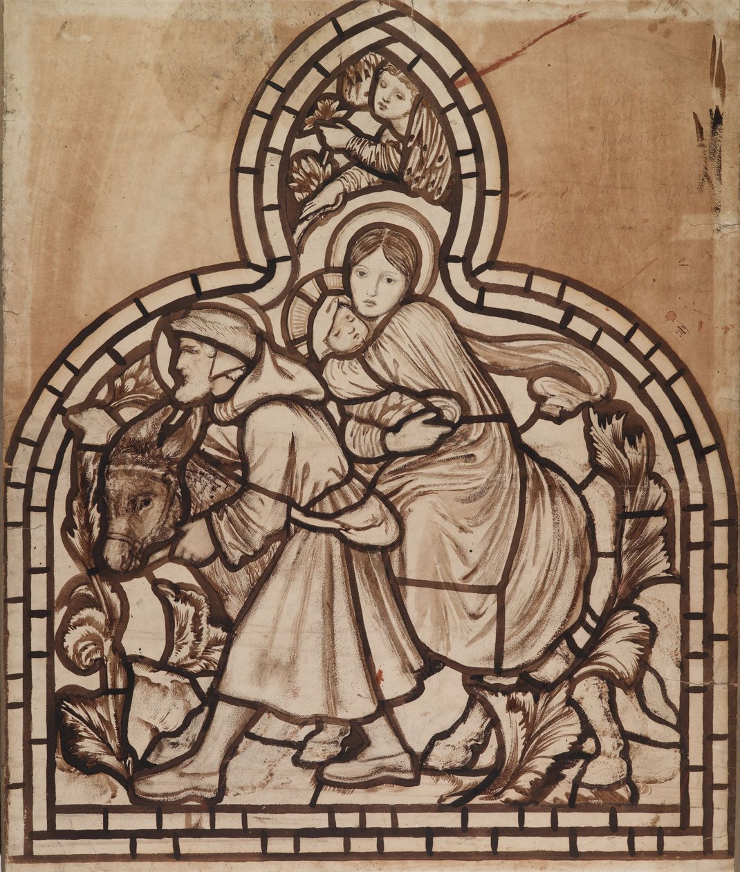 Útěk do Egypta od Edward Burne Jones
