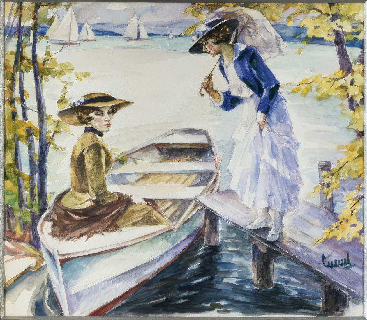 Na molu od Edward Cucuel