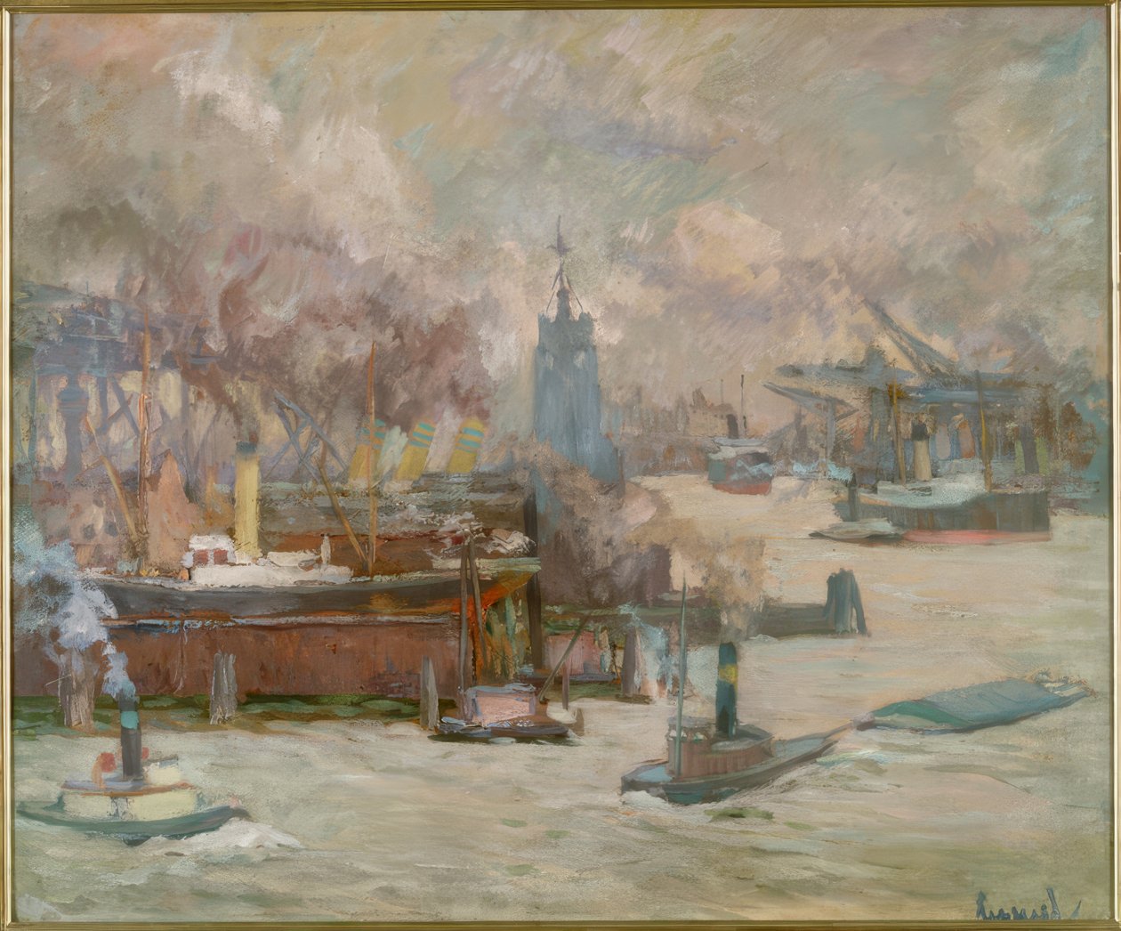 Velká loděnice od Edward Cucuel
