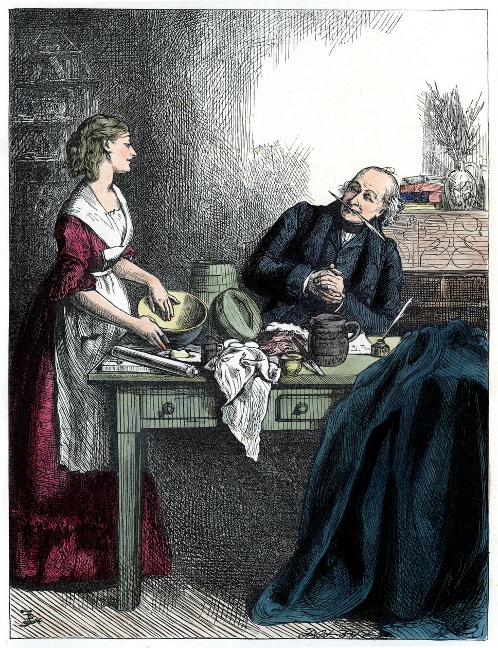 Martin Chuzzlewit od Charlese Dickense od Edward Dalziel