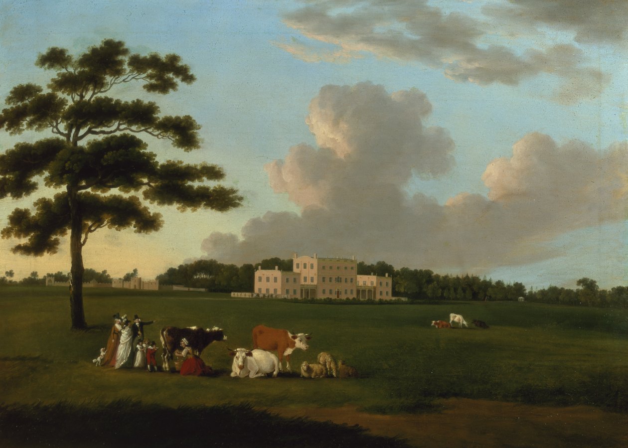 Bulwell Hall, Nottingham od Edward Dayes